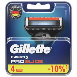 Сменные кассеты для бритья 4 шт., GILLETTE (Жиллет) 