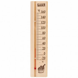 Термометр для бани и сауны, деревянный, ПТЗ, ТСС-2Б