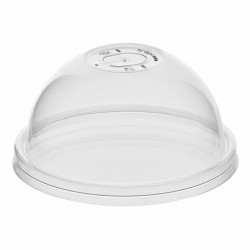 Крышка купольная для стакана Bubble Cup прозрачная ПП, ВЗЛП, ШК6183, 3006П